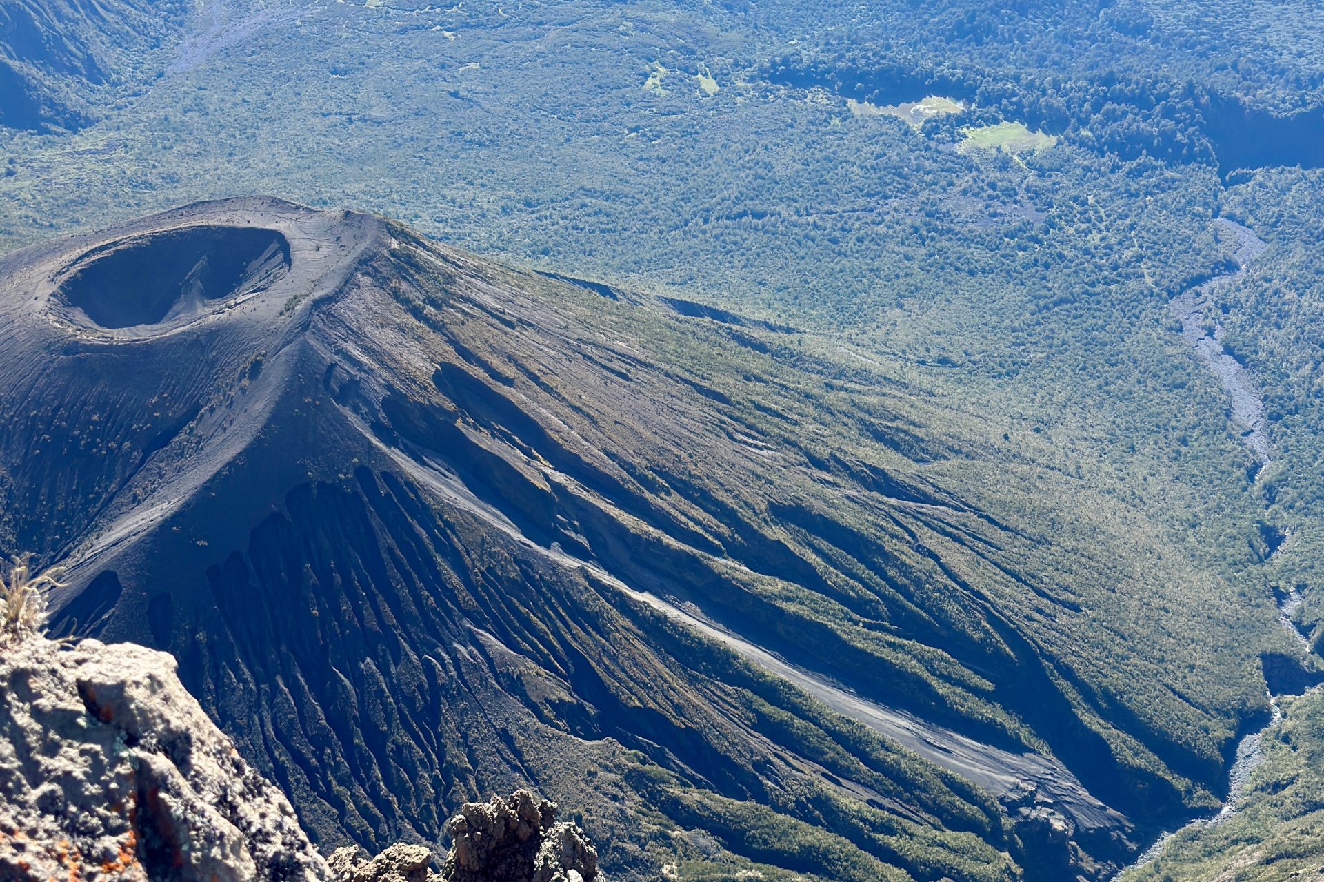Ash Cone of Mount Meru Trek – 2 Days 1 Mount Meru Ash Cone top view