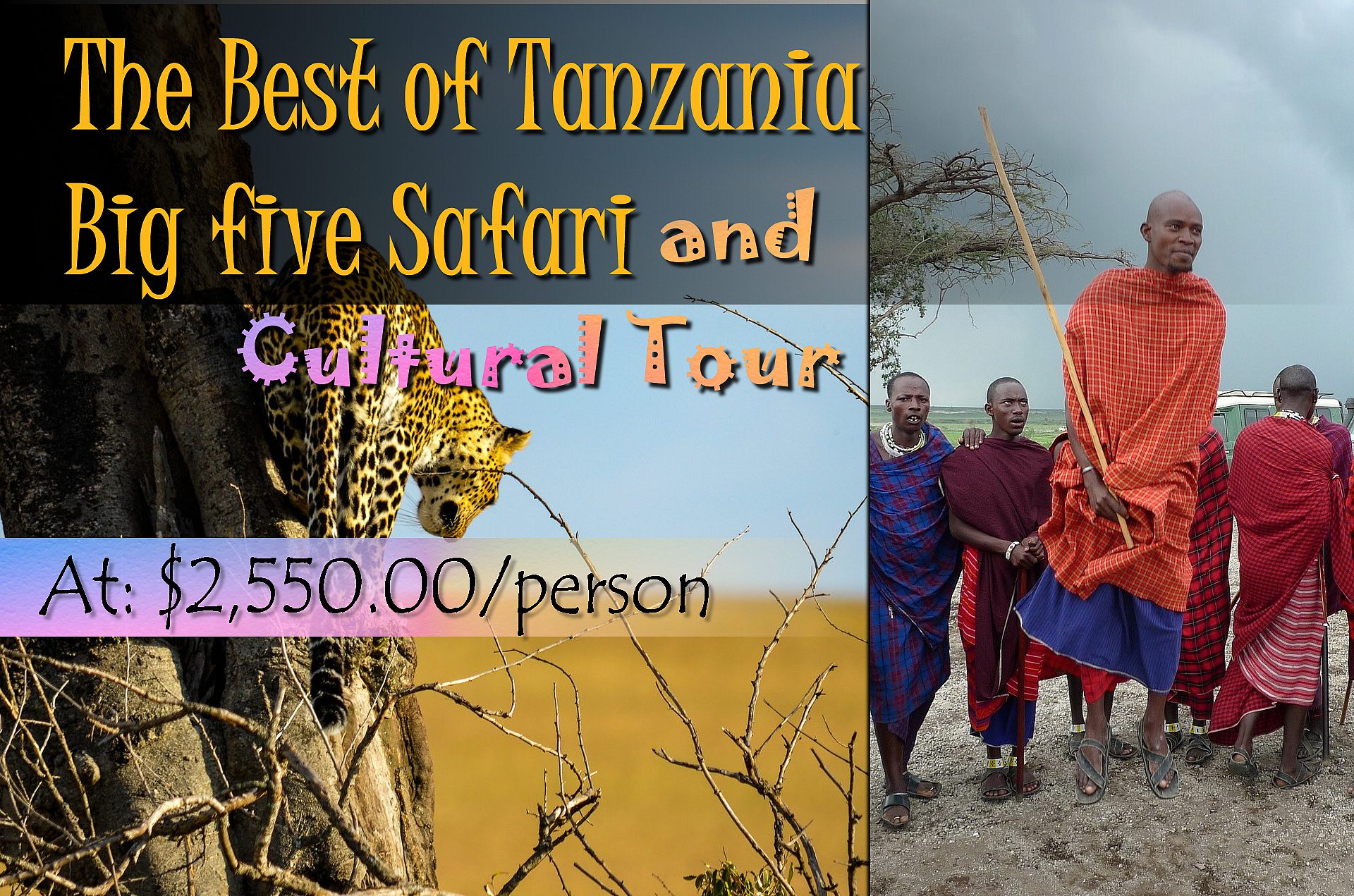 The Best of Big Five Safari and Cultural Tour